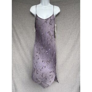 NOS Vintage Rampage Sz 5 Y2K Whimsy Fairy Dress Floral Purple Ombre